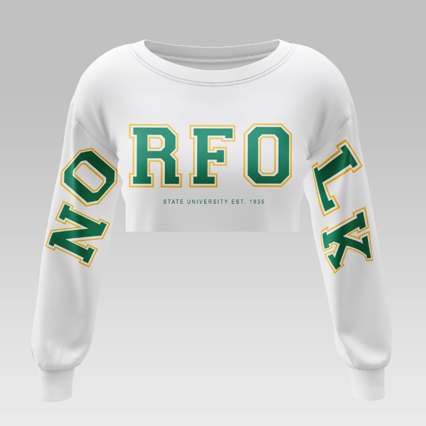 WHITE NSU BADDIE CROP