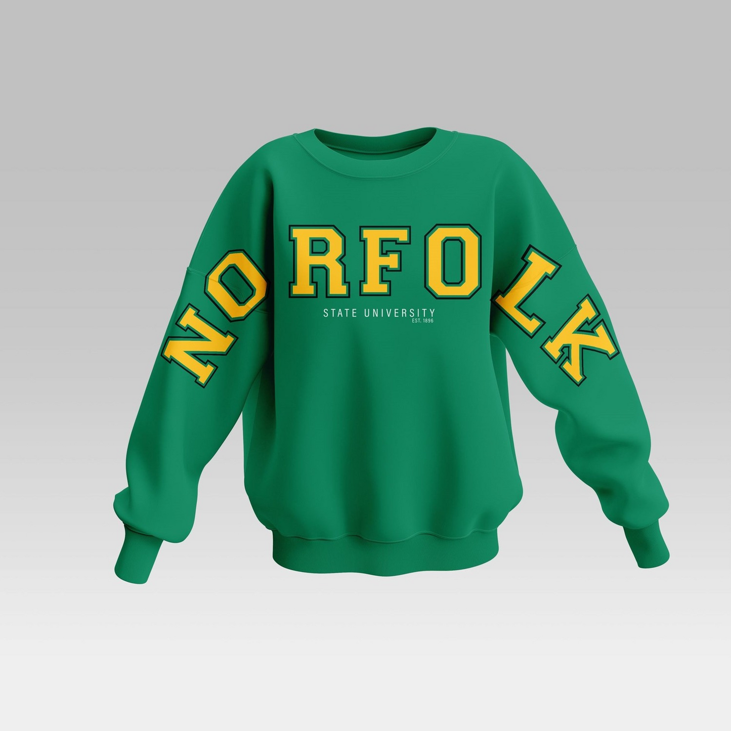 GREEN NSU FULL SWEATSHIRT